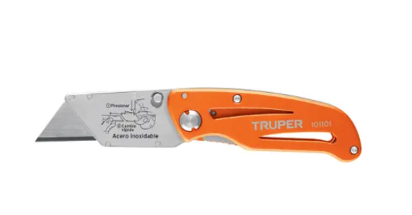 Navaja Abatible 6" Cuerpo De Aluminio Y Acero Inox, Truper