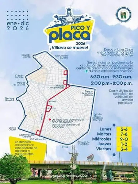 Pico y Placa Villavicencio 2026